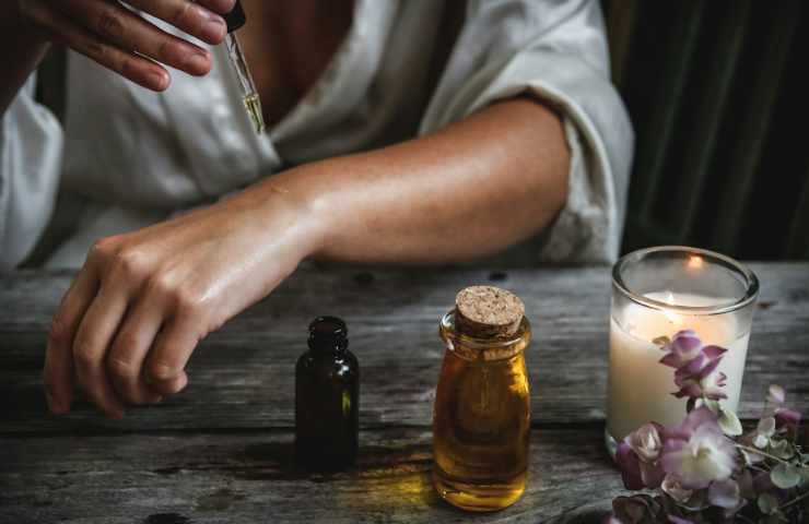 Soins de la peau avec CBD